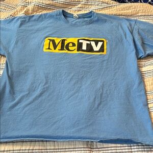 MeTV Logo Blue T-Shirt, XXL, EUC
